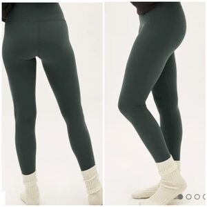 NWT Everlane the perform ankle leggings green pine size XS
